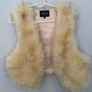 Countess Faux Fur Vest - make a statement at your holiday party!